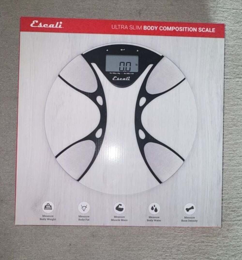 Escali Ultra Slim Body Composition Scale BFBW180